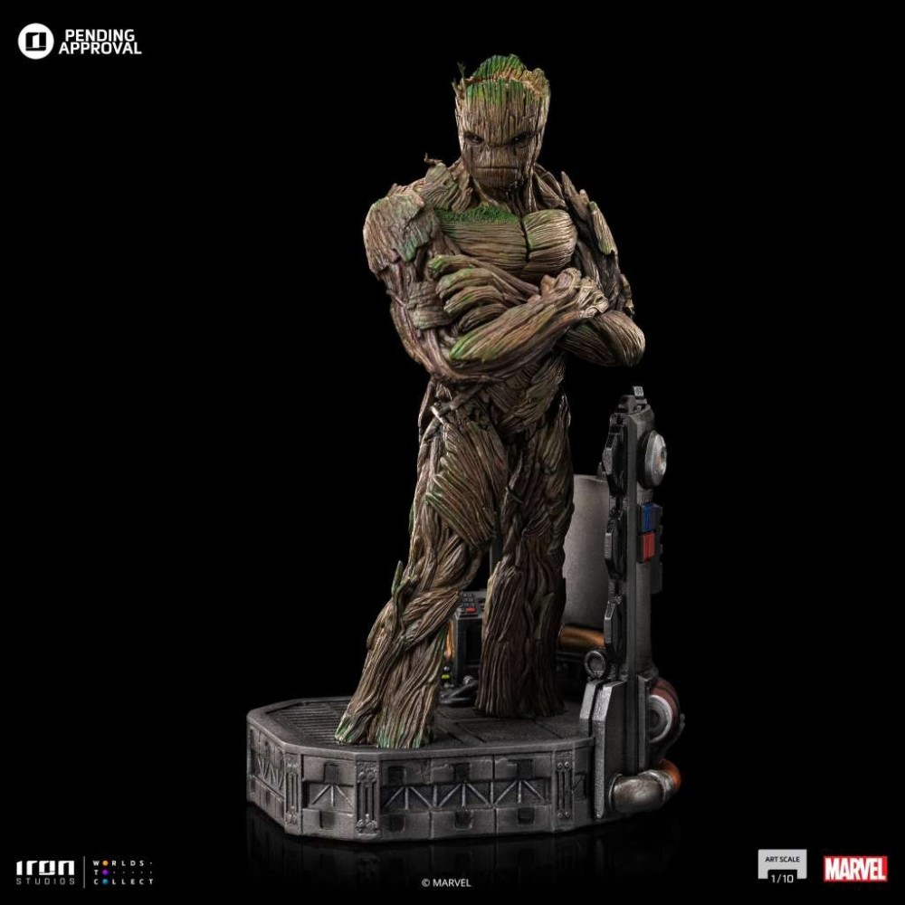 GUARDIANI DELLA GALASSIA VOL 3 GROOT ART SCALE 1/10 STATUA FIGURE IRON STUDIOS