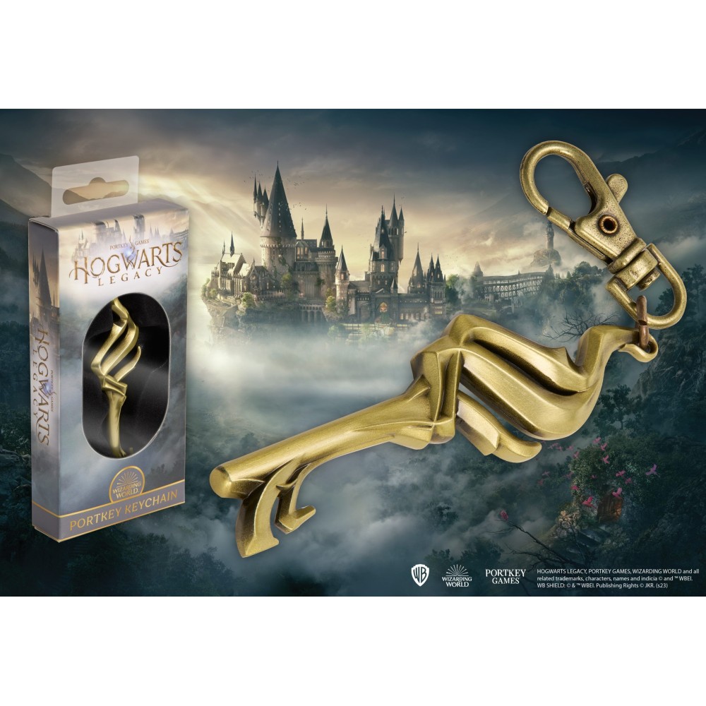 HARRY POTTER HOGWARTS LEGACY KEYCHAIN PORTACHIAVI KEYRING NOBLE COLLECTIONS