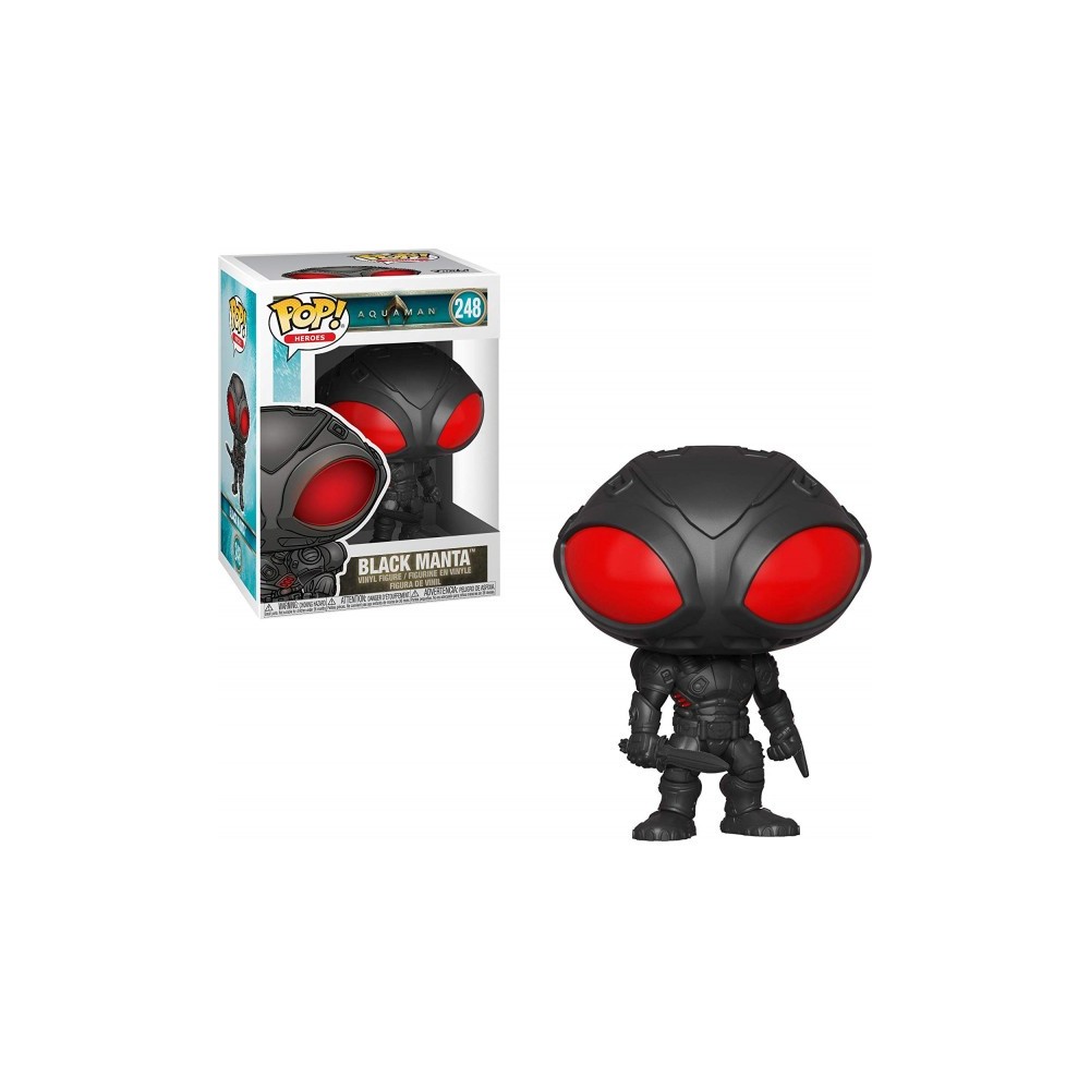 FUNKO POP! AQUAMAN AND THE LOST KINGDOM - BLACK MANTA BOBBLE HEAD KNOCKER FIGURE FUNKO