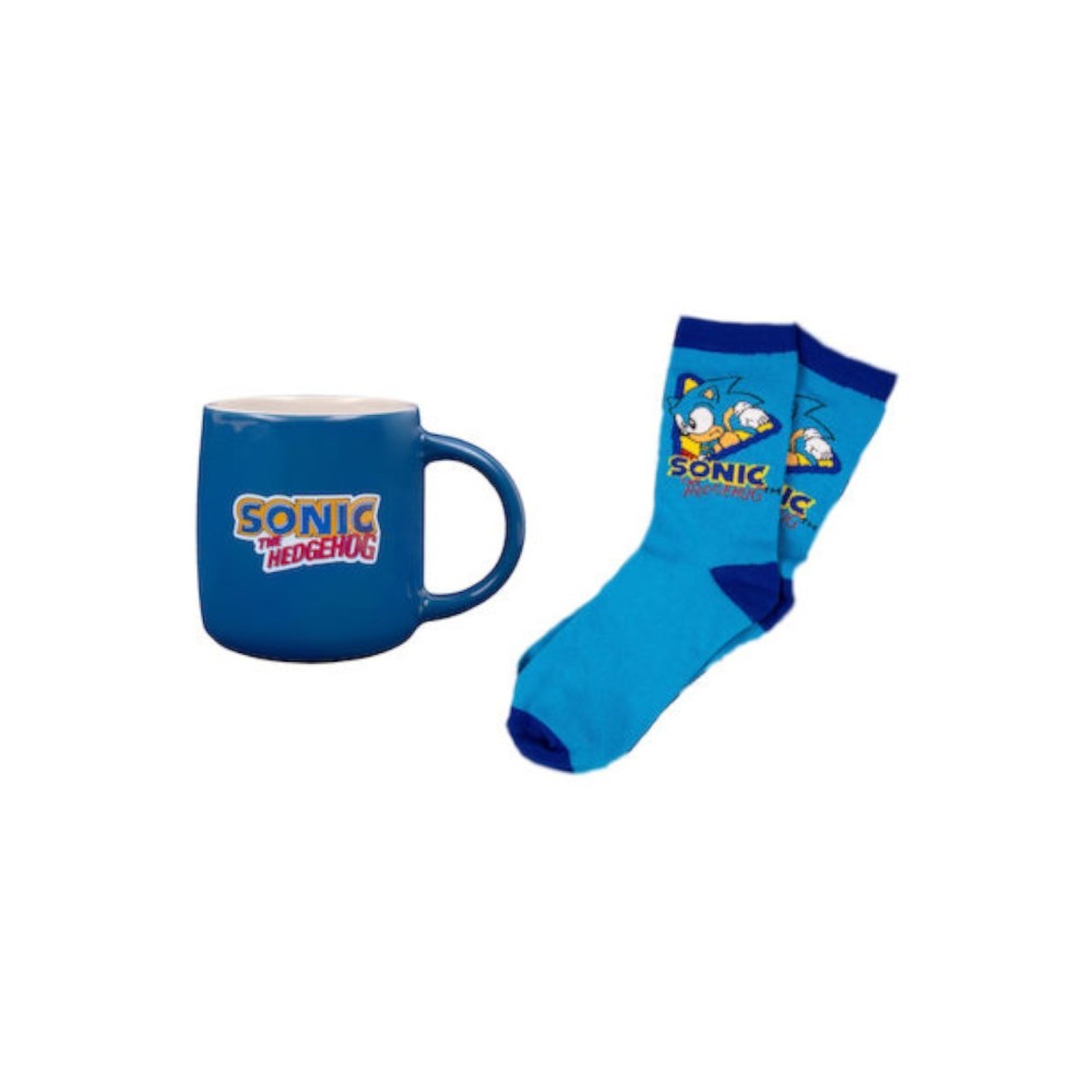 FIZZ CREATIONS SONIC THE HEDGEHOG KIT MUG AND SOCKS