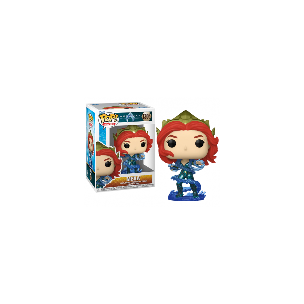 FUNKO POP! AQUAMAN AND THE LOST KINGDOM - MERA BOBBLE HEAD KNOCKER FIGURE FUNKO