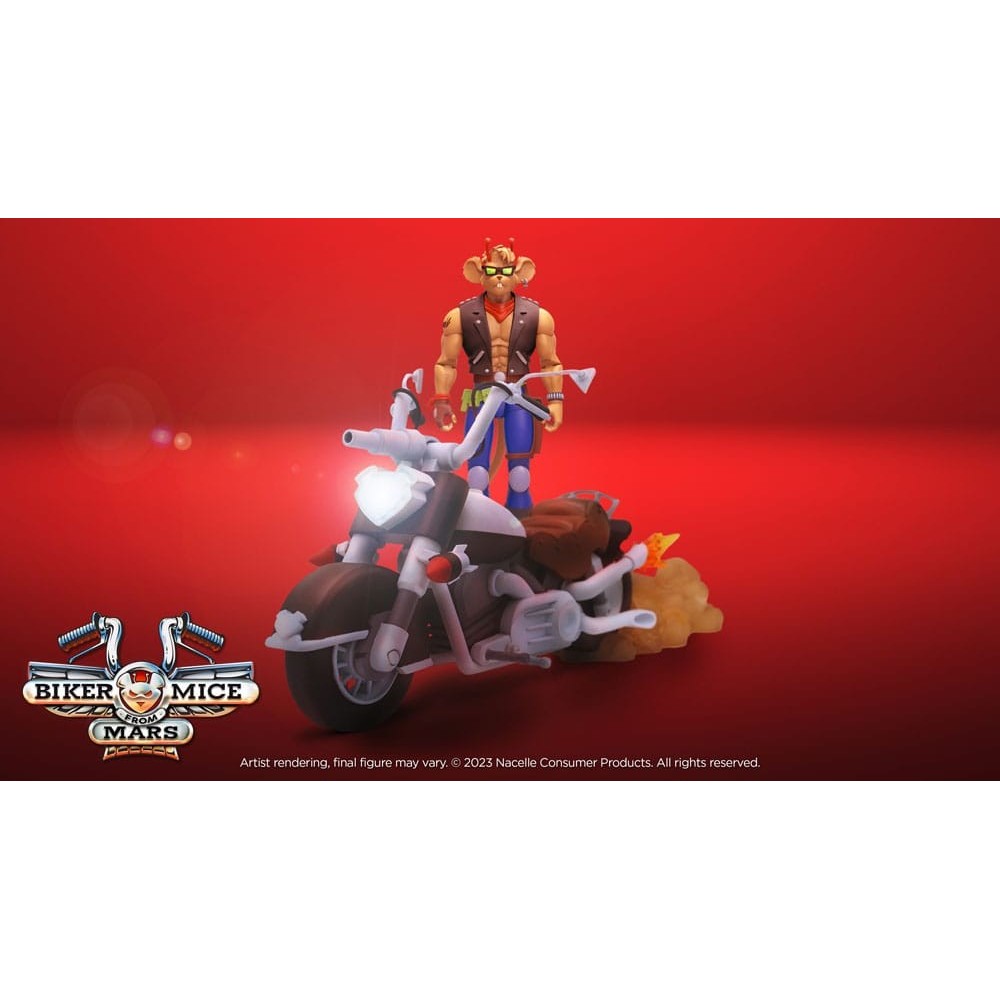BIKER MICE FROM MARS THROTTLE'S MARTIAN MONSTER BIKE ACTION FIGURE NACELLE