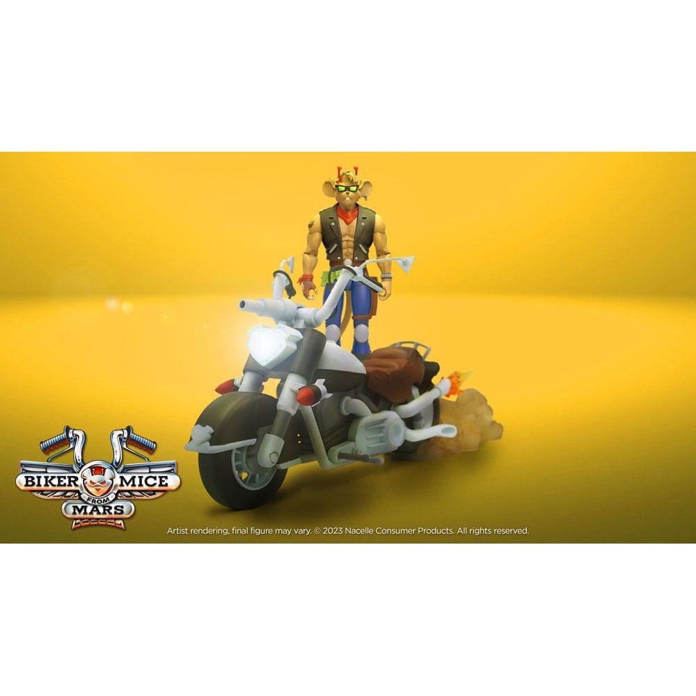 BIKER MICE FROM MARS THROTTLE'S MARTIAN MONSTER BIKE ACTION FIGURE NACELLE