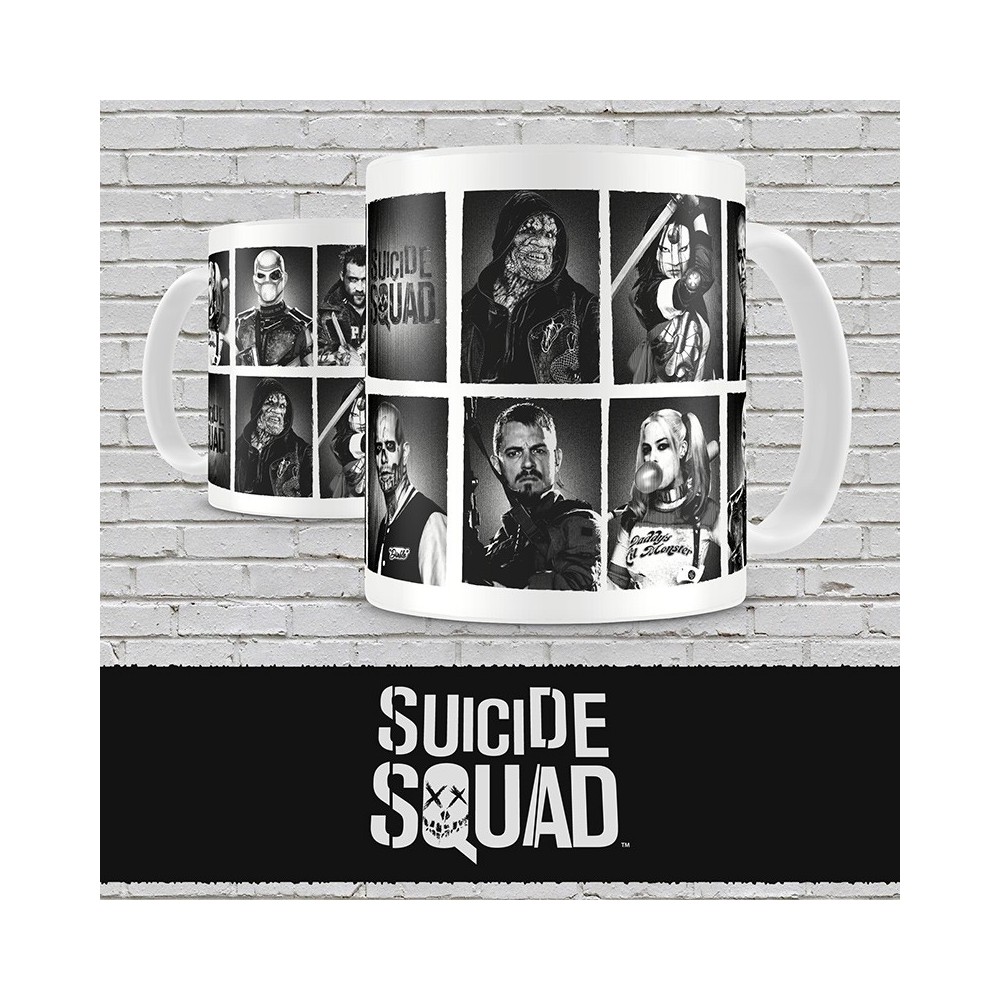 SD TOYS SUICIDE SQUAD CHARACTERS MUG TAZZA IN CERAMICA
