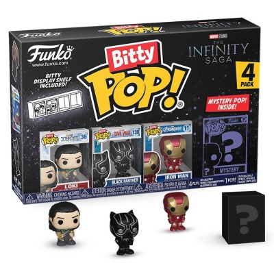 FUNKO BITTY POP! MARVEL THE INFINITY SAGA 4 PACK LOKI VINYL MINI FIGURE FUNKO