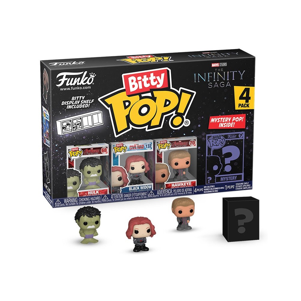 FUNKO BITTY POP! MARVEL THE INFINITY SAGA 4 PACK HULK VINYL MINI FIGURE FUNKO