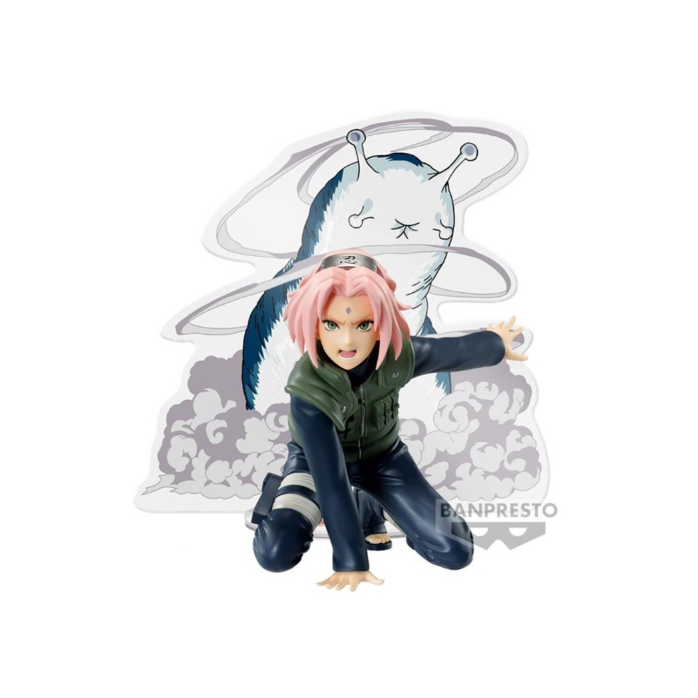 BANPRESTO NARUTO SHIPPUDEN PANEL SPECTACLE HARUNO SAKURA STATUE FIGURE