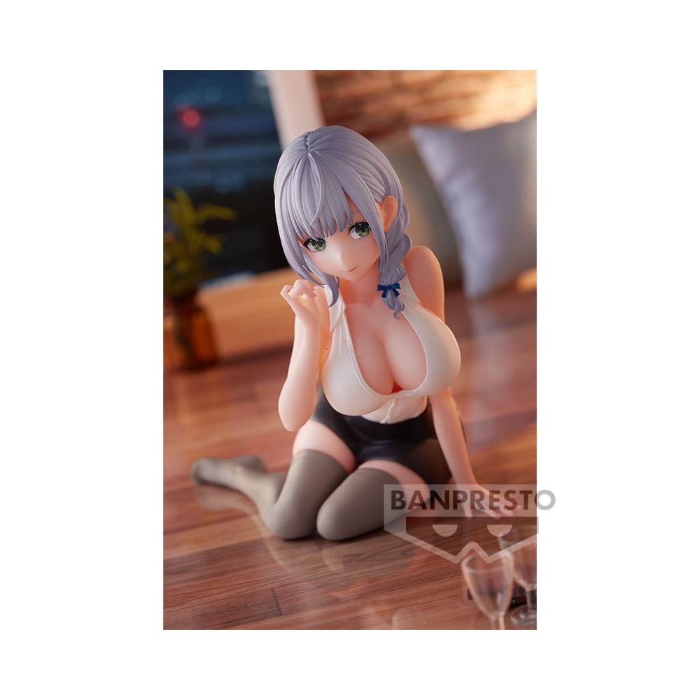 HOLOLIVE PRODUCTION RELAX TIME SHIROGANE NOEL OFFICE STYLE VER STATUA FIGURE BANPRESTO