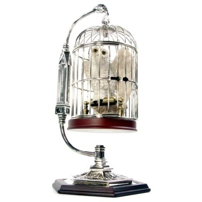 HARRY POTTER EDVIGE NELLA GABBIA FIGURE REPLICA NOBLE COLLECTIONS