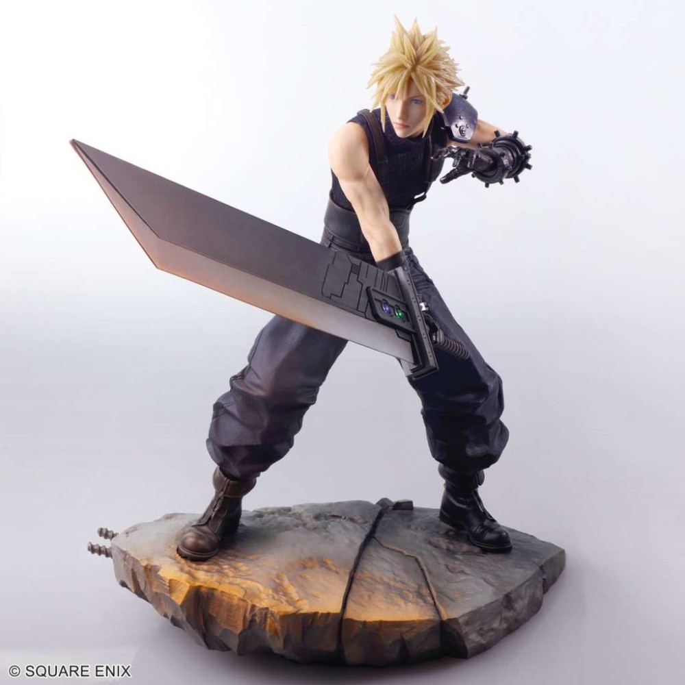 FINAL FANTASY 7 REBIRTH CLOUD STRIFE STATIC ARTS STATUA SQUARE ENIX