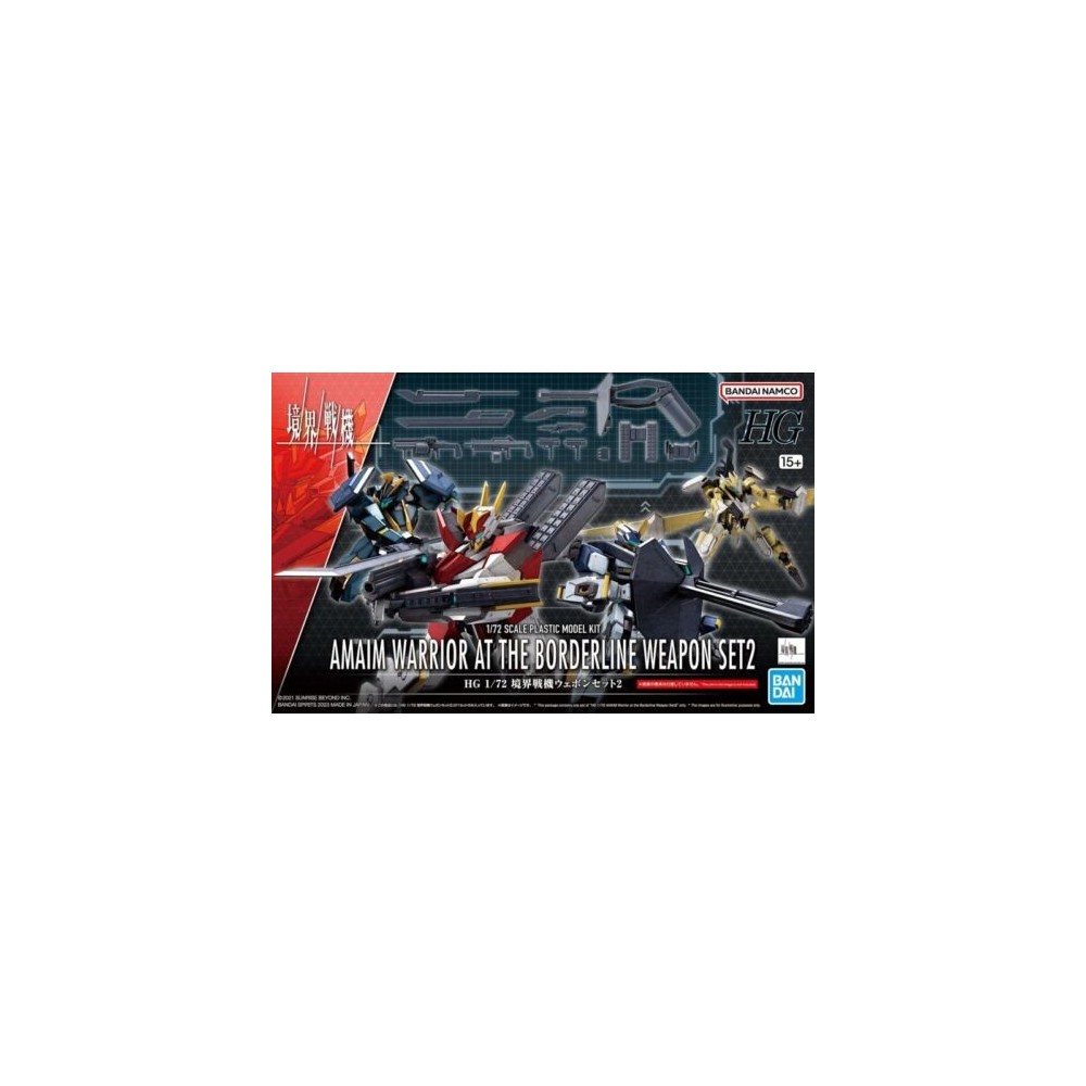 BANDAI HG AMAIM WARRIOR AT THE BORDERLINE WEAPON SET 2 PER MODEL KIT ACTION FIGURE