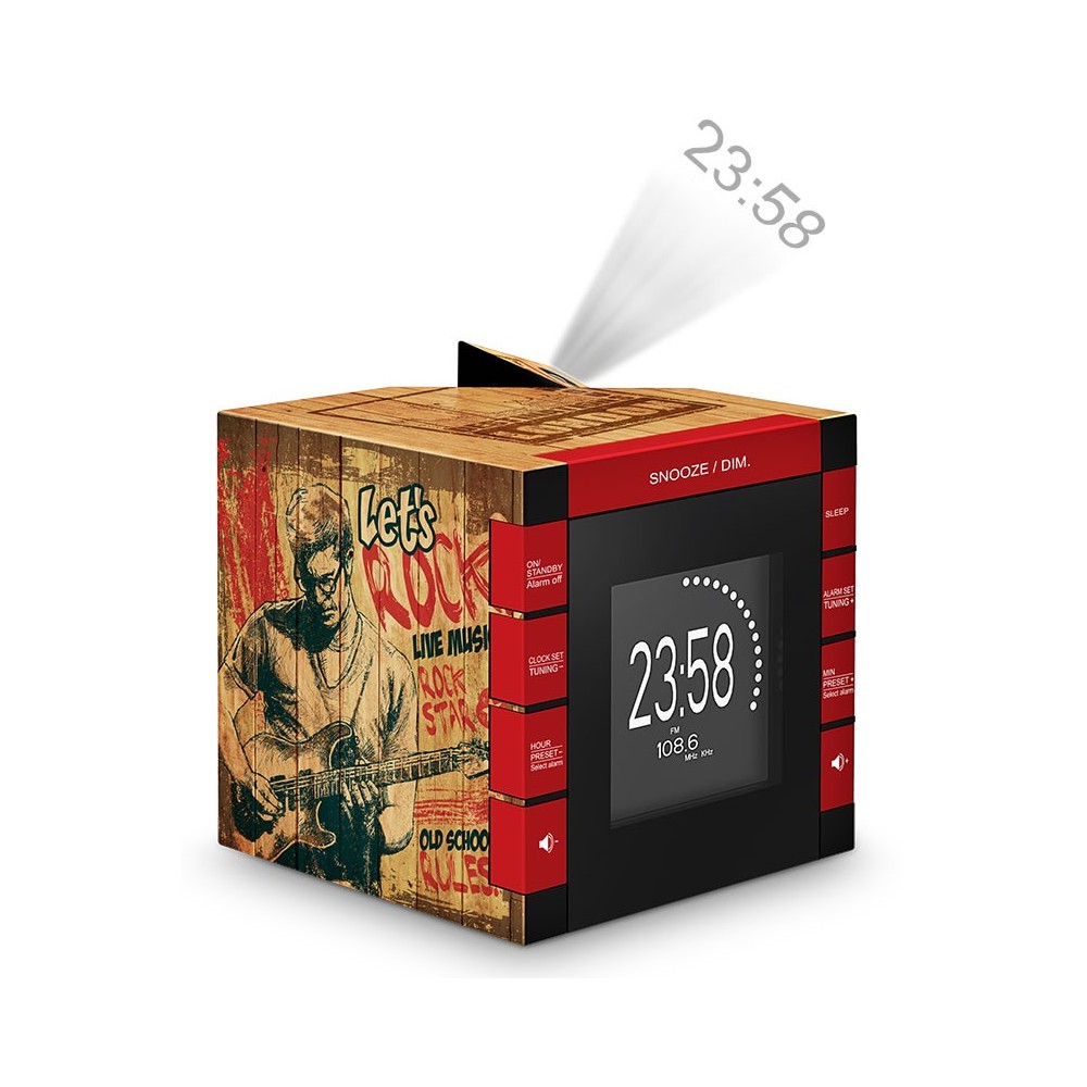 RADIOSVEGLIA CON PROIETTORE LET'S ROCK PALADONE PRODUCTS