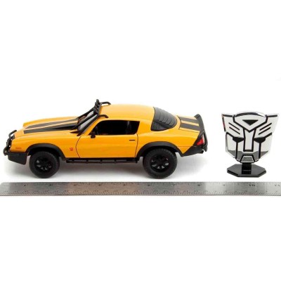 TRANSFORMERS RISE OF THE BEASTS BUMBLEBEE 1977 CHEVROLET CAMARO DIE CAST 1/24 MODEL JADA TOYS