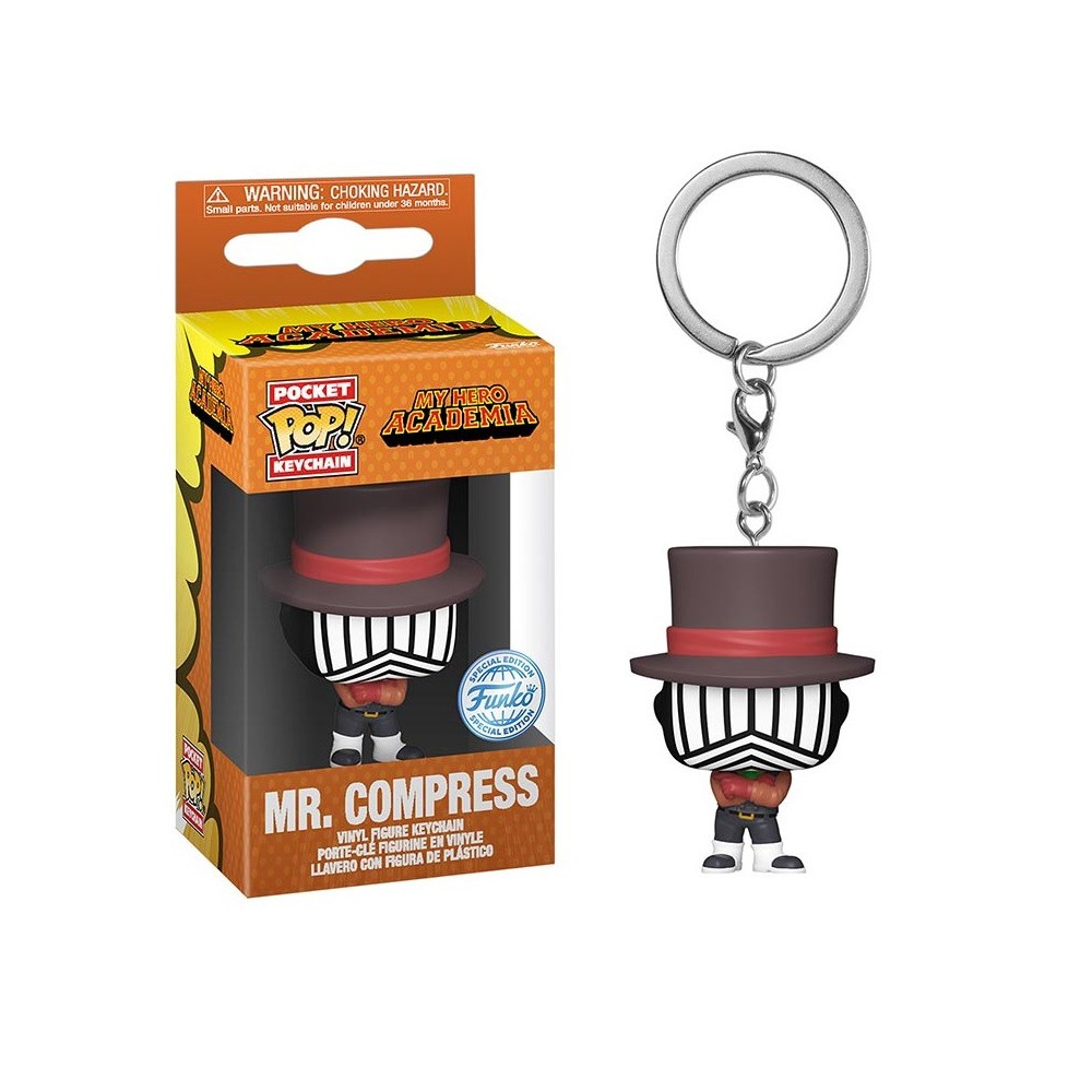 FUNKO MY HERO ACADEMIA POCKET POP! MR. COMPRESS KEYCHAIN