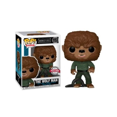 FUNKO FUNKO POP! UNIVERSAL STUDIOS MONSTERS THE WOLF MAN 1153 BOBBLE HEAD FIGURE