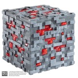 NOBLE COLLECTIONS MINECRAFT 3D LAMP REDSTONE ORE ILLUMINATING COLLECTOR REPLICA
