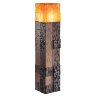 MINECRAFT 3D LAMP TORCH LAMPADA ILLUMINATING COLLECTOR REPLICA NOBLE COLLECTIONS