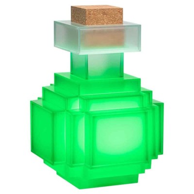 MINECRAFT 3D LAMP POTION BOTTLE LAMPADA ILLUMINATING COLLECTOR REPLICA NOBLE COLLECTIONS