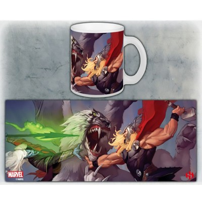 SEMIC THOR VS MALEKITH MUG TAZZA IN CERAMICA
