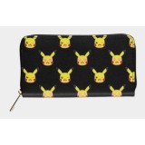 LOUNGEFLY POKEMON PIKACHU FACES GIRL ZIP WALLET