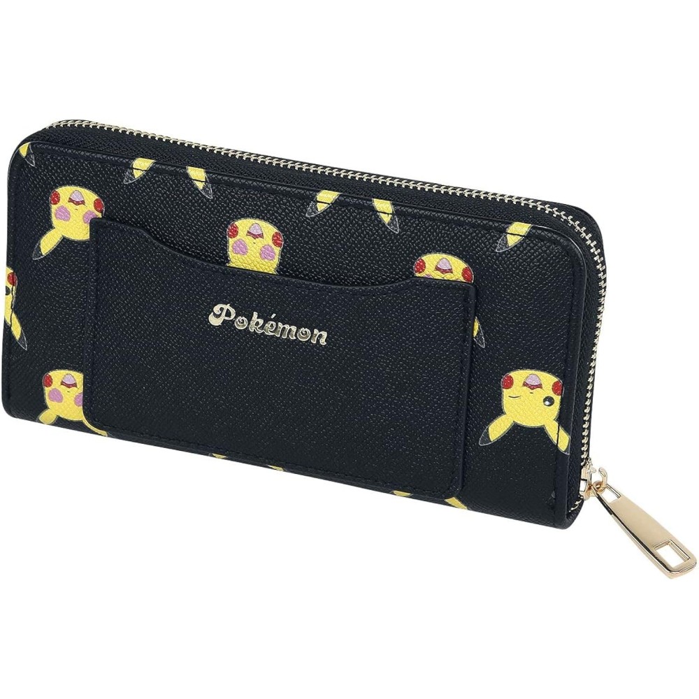 LOUNGEFLY POKEMON PIKACHU FACES GIRL ZIP WALLET