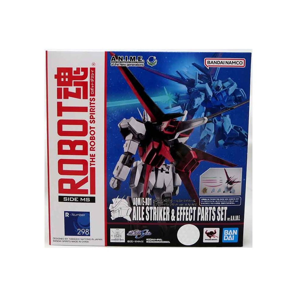 ROBOT SPIRITS AQM/E-X01 AILE STRIKER & EFFECT PARTS SET GUNDAM VER. A.N.I.M.E. BANDAI