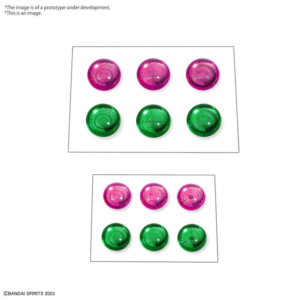 BANDAI 30MM CUSTOMIZE MATERIAL 3D LENS SEAL PER MODEL KIT AND FIGURE