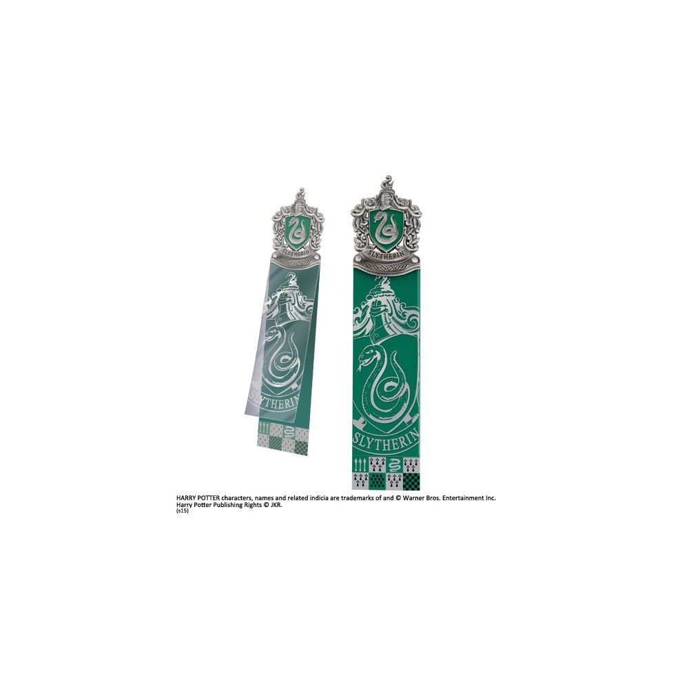 NOBLE COLLECTIONS HARRY POTTER SLYTHERIN CREST BOOKMARK SEGNALIBRO
