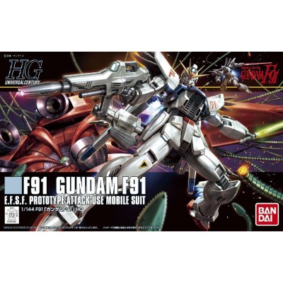 BANDAI HIGH GRADE HGUC F91 GUNDAM F-91 1/144 MODEL KIT ACTION FIGURE