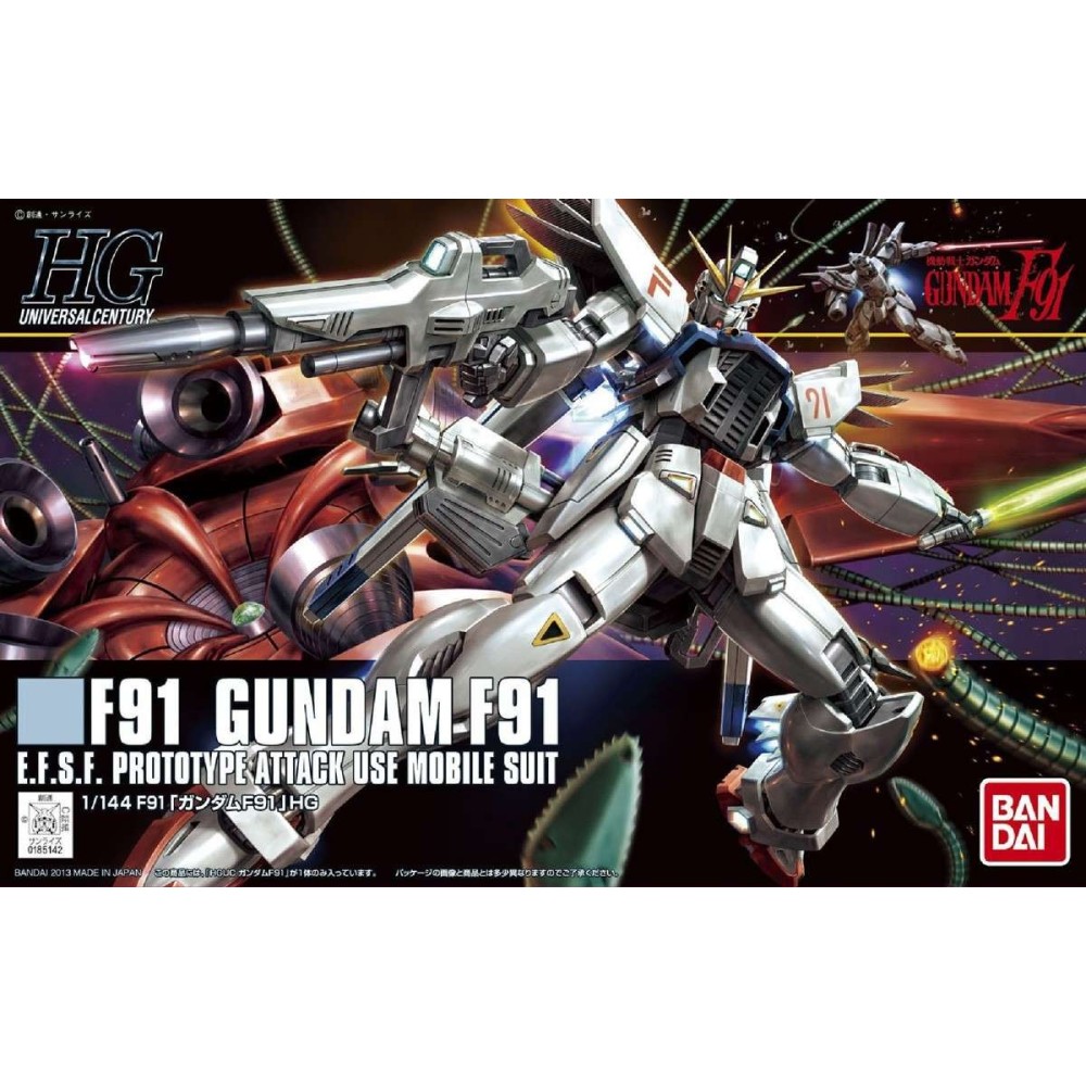 BANDAI HIGH GRADE HGUC F91 GUNDAM F-91 1/144 MODEL KIT ACTION FIGURE