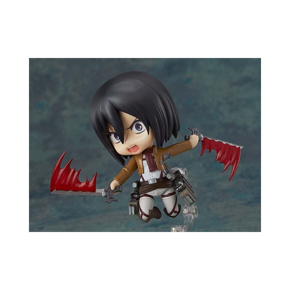 ATTACK ON TITAN MIKASA ACKERMAN SURVEY CORPS NENDOROID ACTION FIGURE GOOD SMILE COMPANY