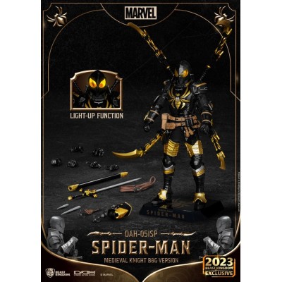 SPIDER-MAN MEDIEVAL KNIGHT DAH-051SP B&G VERSION ACTION FIGURE BEAST KINGDOM