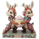 CIP E CIOP CON UOVO DI PASQUA STATUA FIGURE ENESCO