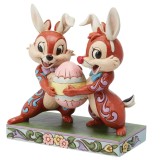ENESCO CHIP AND DALE EASTER EGG STATUE FIGURE