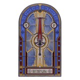 DOOM ETERNAL CRUCIBLE ENAMEL INGOT STAINED GLASS REPLICA LINGOTTO FANATTIK