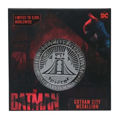 DC COMICS THE BATMAN LIMITED EDITION GOTHAM CITY MEDALLION MEDAGLIONE DA COLLEZIONE FANATTIK