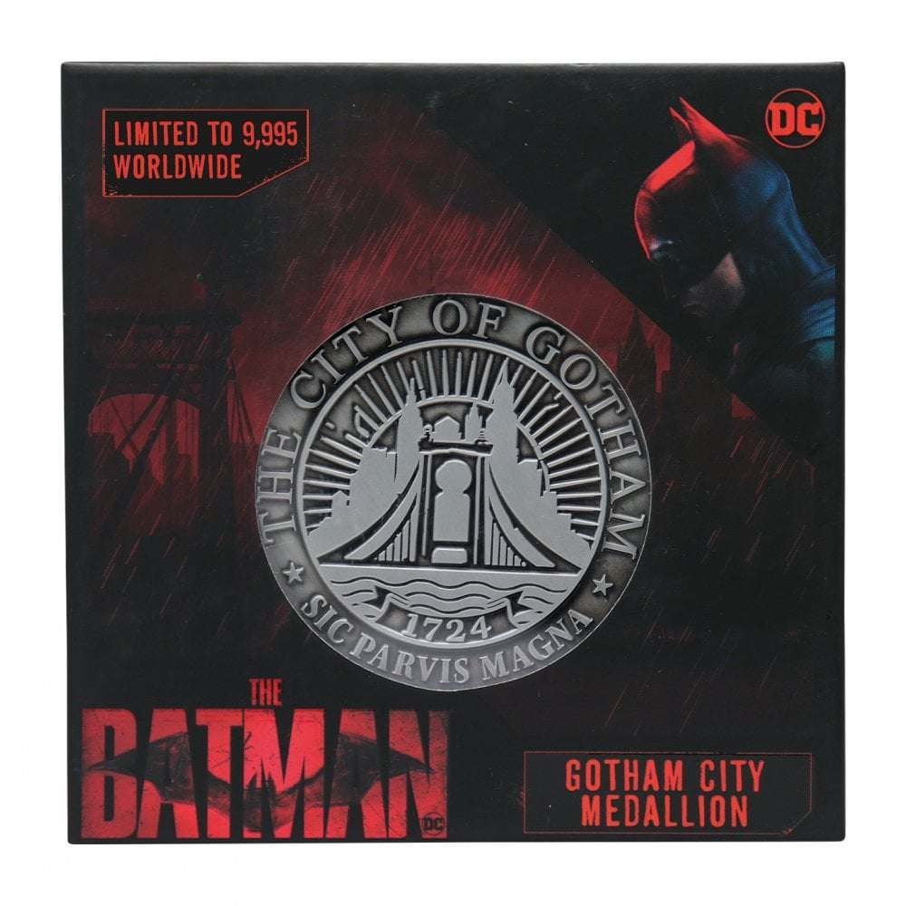 FANATTIK DC COMICS THE BATMAN LIMITED EDITION GOTHAM CITY MEDALLION