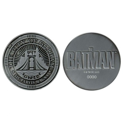 DC COMICS THE BATMAN LIMITED EDITION GOTHAM CITY MEDALLION MEDAGLIONE DA COLLEZIONE FANATTIK