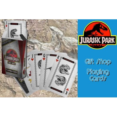 JURASSIC PARK PLAYING CARDS GIFT SHOP MAZZO DI CARTE FANATTIK