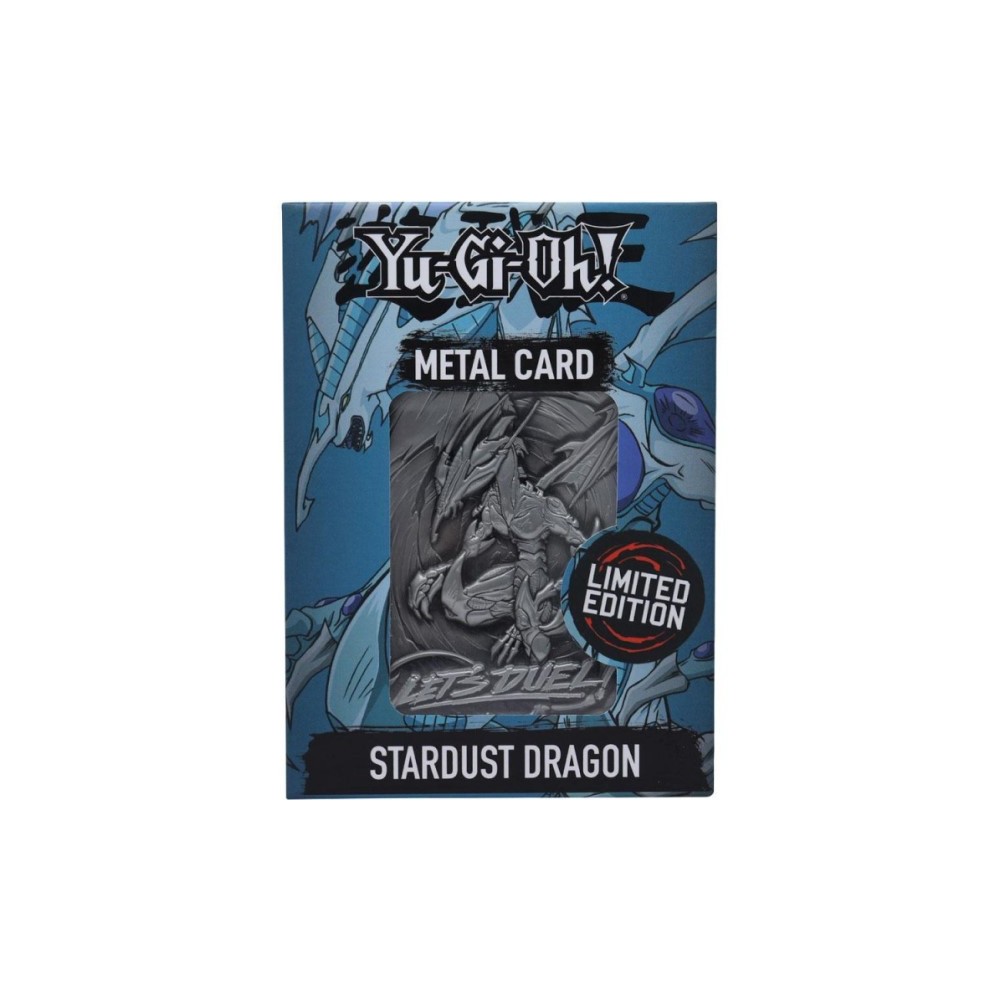 YU-GI-OH! LIMITED EDITION STARDUST DRAGON CARTA IN METALLO FANATTIK