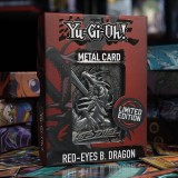 YU-GI-OH! LIMITED EDITION RED EYES BLUE DRAGON CARTA IN METALLO FANATTIK