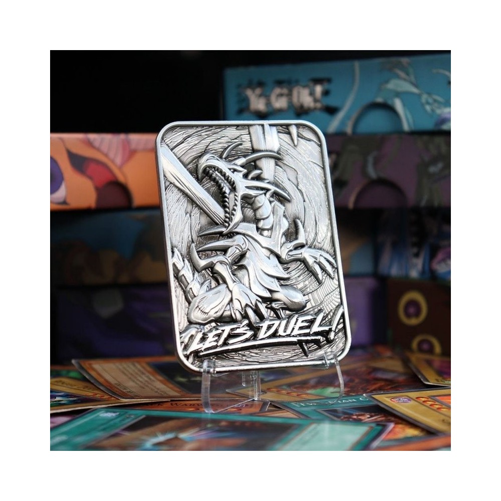 YU-GI-OH! LIMITED EDITION RED EYES BLUE DRAGON CARTA IN METALLO FANATTIK