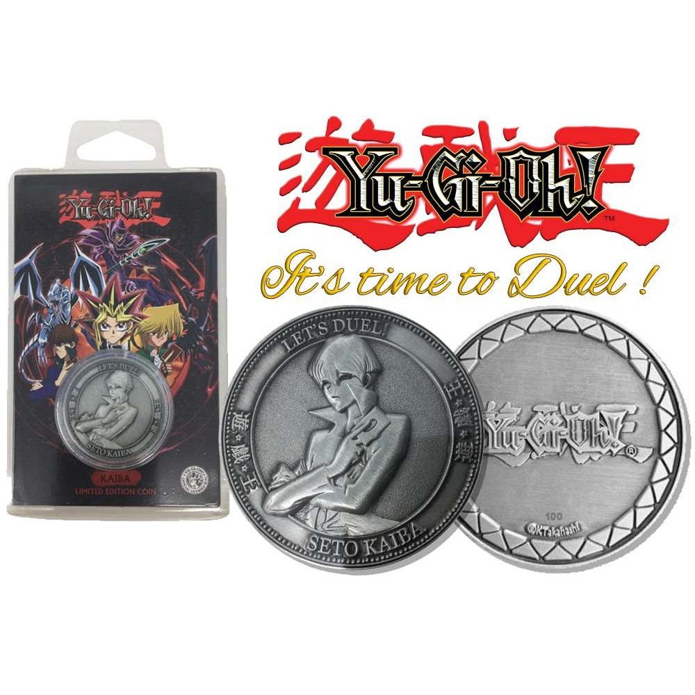 YU-GI-OH! LIMITED EDITION SETO KAIBA COIN MONETA DA COLLEZIONE FANATTIK