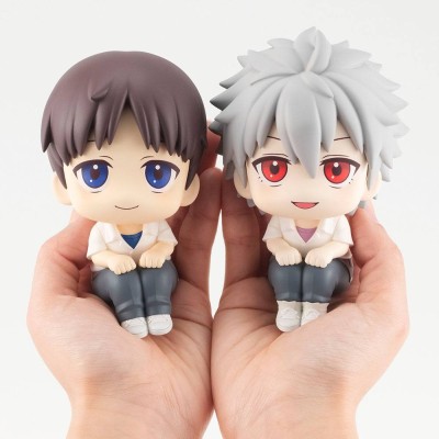 MEGAHOUSE EVANGELION 3.0+1.0 SHINJI AND KAWORU LOOK UP MINI FIGURES