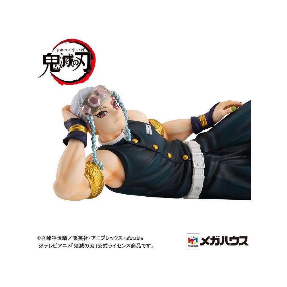 MEGAHOUSE DEMON SLAYER KIMETSU NO YAIBA - UZUI GEM PALM SIZE DELUXE EDITION STATUE FIGURE