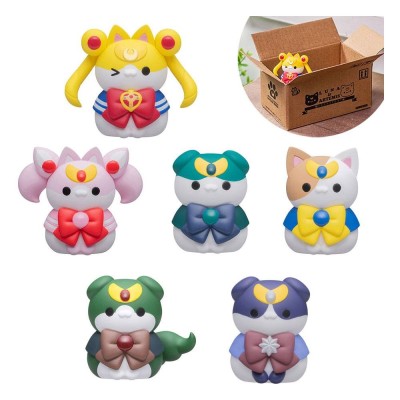SAILOR MOON TRADING FIGURE MEGA CAT PROJECT SAILOR MEWN VOL.2 SPECIAL SET 6-PACK MINI FIGURES MEGAHOUSE