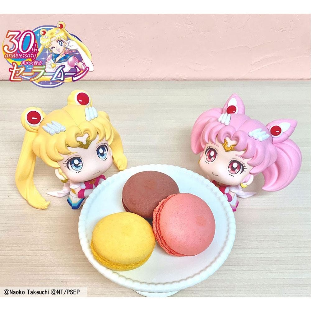 MEGAHOUSE SAILOR MOON LOOK UP SUPER SAILOR CHIBI AND SAILOR MOON LIMITED VER MINI FIGURES