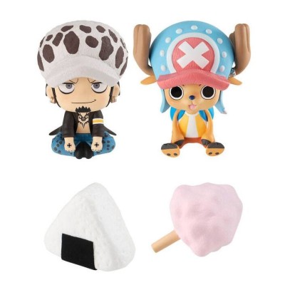 MEGAHOUSE ONE PIECE LOOK UP TRAFALGAR LAW AND CHOPPER LIMITED VER MINI FIGURES