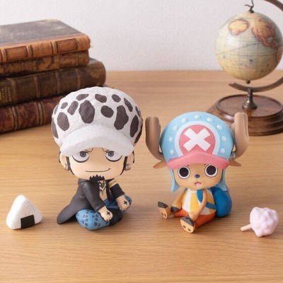 MEGAHOUSE ONE PIECE LOOK UP TRAFALGAR LAW AND CHOPPER LIMITED VER MINI FIGURES