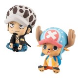 MEGAHOUSE ONE PIECE LOOK UP TRAFALGAR LAW AND CHOPPER LIMITED VER MINI FIGURES